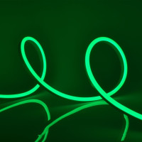 Светодиодная лента Uniel NEON ULS-N11-2835-120LED/m-8mm-IP67-DC24V-10W/m-15M-GREEN UL-00009100