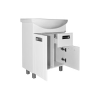 Тумба для ванной MIXLINE "АЛЬФА-65" под умывальник Best-65 ПВХ 550330