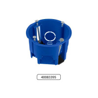 Коробка распределительная TDM ELECTRIC D68х45мм, саморезы, пл. лапки, синяя, IP20 SQ1403-0901
