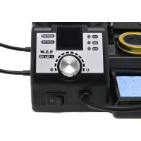 Паяльник W.E.P 926 LED-IV 60W с лупой и держателем плат М7752078