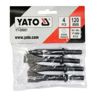 Набор зубил 4 предмета для пневматического молотка YATO YT-09901
