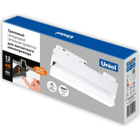 Линейный светодиодный трековый светильник-прожектор Uniel ULB-M80-12W/4000K/35 WHITE UL-00008747