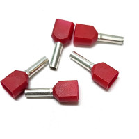 Концевая гильза BERNER 2x1 мм красная (500 шт/уп) 849820