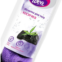 Мочалка косичка с ручками Fresh idea нейлон 218414