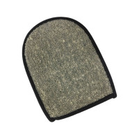 Банная мочалка EUROHOUSE рукавица, лён, 16x21 см 14336