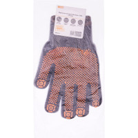 Перчатки х/б с ПВХ TDM ELECTRIC Точка, черные, р. 9, 1 пара SQ1016-0211