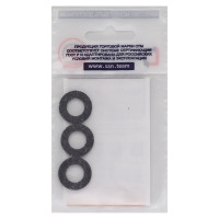 Прокладка СТМ 1/2", паронит, 19x10x2 мм, 3 шт SPSWC012-03