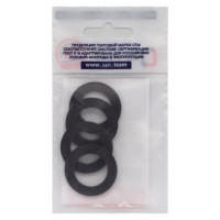 Прокладка СТМ 1", резина, ТМКЩ 30x19x2 мм, 4 шт SRSWC001-04