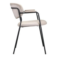 Стул Bergenson Bjorn Eirill велюр, серо-бежевый FH-ERL-ARMCH-PL-TP