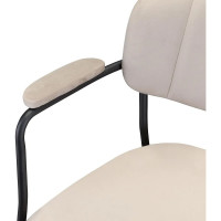 Стул Bergenson Bjorn Eirill велюр, серо-бежевый FH-ERL-ARMCH-PL-TP