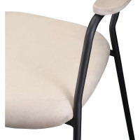 Стул Bergenson Bjorn Eirill велюр, серо-бежевый FH-ERL-ARMCH-PL-TP