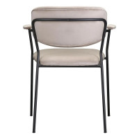 Стул Bergenson Bjorn Eirill велюр, серо-бежевый FH-ERL-ARMCH-PL-TP