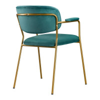 Стул Bergenson Bjorn Eirill велюр, темно-зеленый FH-ERL-ARMCH-PL-GRN