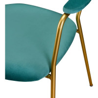 Стул Bergenson Bjorn Eirill велюр, темно-зеленый FH-ERL-ARMCH-PL-GRN