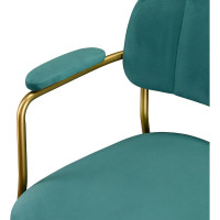 Стул Bergenson Bjorn Eirill велюр, темно-зеленый FH-ERL-ARMCH-PL-GRN