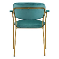 Стул Bergenson Bjorn Eirill велюр, темно-зеленый FH-ERL-ARMCH-PL-GRN