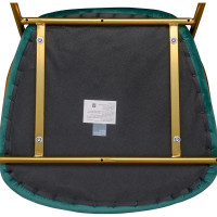 Стул Bergenson Bjorn Eirill велюр, темно-зеленый FH-ERL-ARMCH-PL-GRN