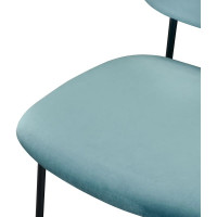 Стул Bergenson Bjorn Tilla велюр, темно-бирюзовый FH-TL-CH-PL-TRQ