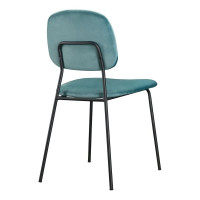 Стул Bergenson Bjorn Tilla велюр, темно-бирюзовый FH-TL-CH-PL-TRQ