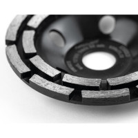 Чашка алмазная двухрядная PRO 125х22.23 мм MOLOT 12500310