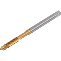 Машинный метчик VOELKEL М6 шаг 1,0 мм HSSE-TiN DIN371 V31538