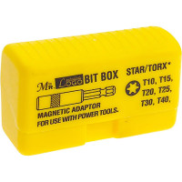 Набор насадок-бит CR-V 7 предметов (yellow) Mr. Logo SD-801B-AT