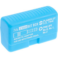 Набор насадок-бит CR-V 7 предметов (blue) Mr. Logo SD-801B-AS