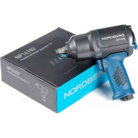 Ударный пневмогайковерт NORDBERG 1/2", 1300Нм, флажковый переключатель усилия NP14102