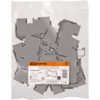 Безвинтовой клеммный зажим TDM ELECTRIC ЗКБ быстрого зажима, 6 кв. мм, 40А, серый (Ph-C PT 6) SQ0822-0171