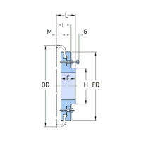 Полумуфта SKF F140RSBFLG S