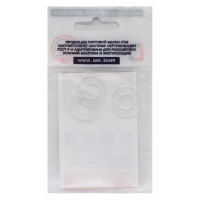 Прокладка СТМ 1/2", силикон, 19x10x2 мм, 3 шт SSSWC012-03