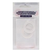 Прокладка СТМ 1", фторопласт, 30x19x2 мм, 2 шт SFSWC001-02