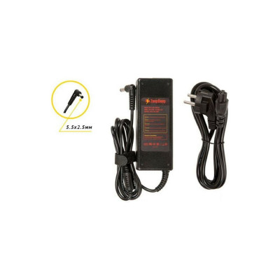 ZeepDeep Блок питания для ноутбука Asus K40, K50, K52, K53, K61, K70, 19V 4.74A, 90W с кабелем, штекер 5.5x2.5 780233