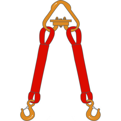 Двухветвевой текстильный строп ТамбовТехСнаб 7930130714528