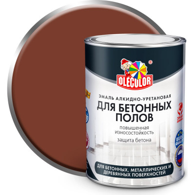 Алкидно-уретановая эмаль для бетонных полов Olecolor 4300002256