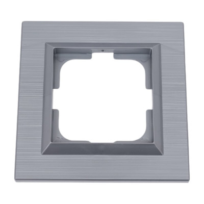 OVIVO Рамка 1-местн. QUANTUM, серебро, 405-320000-096