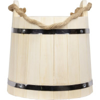 Бондарное ведро Банная линия 9 л 12-443