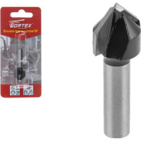 Фреза пазовая V-образная по дереву 16x16x45 мм WORTEX MCFA161618