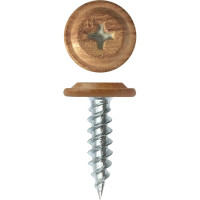 Саморез Daxmer с прессшайбой ПШ 4,2x16 острый Сосна 500 шт 00000346357