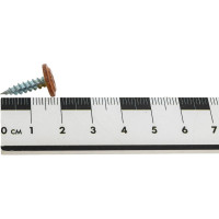 Саморез с прессшайбой Daxmer ПШ 4,2x16, острый, 500 шт., орех 00000346356