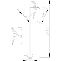 Торшер Moderli Birds V3074-1FL