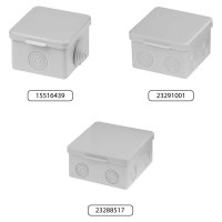 Коробка распределительная TDM ELECTRIC 65х65х50мм, крышка, IP54, 4 входа, без гермовводов упаковка 10 штук SQ1401-0811