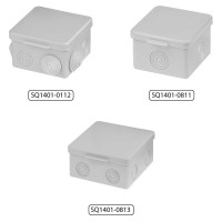 Коробка распределительная TDM ELECTRIC 80х80х50мм, крышка, IP54, 7 входов, без гермовводов упаковка 10 штук SQ1401-0812