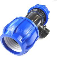 Тройник ПНД переходной 50 мм х 1" НР х 50 мм Boutte 1649441