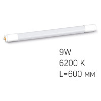 Светодиодная линейная матовая лампа Videx pro t8b 9 w 0.6m 6200k g13 VL-T8b-09066