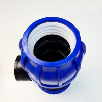 Тройник ПНД переходной 63 мм х 1 1/2" ВР х 63 мм Boutte 1649410