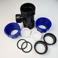 Тройник ПНД переходной 63 мм х 1 1/2" ВР х 63 мм Boutte 1649410