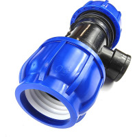 Тройник ПНД переходной 50 мм х 1" ВР х 50 мм Boutte 1649403