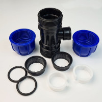 Тройник ПНД переходной 50 мм х 1" ВР х 50 мм Boutte 1649403