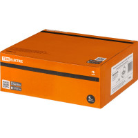 Винтовая изолированная клемма TDM ELECTRIC КВИ-3 для Al и Cu проводов 6 кв. мм, желтая SQ0510-0605